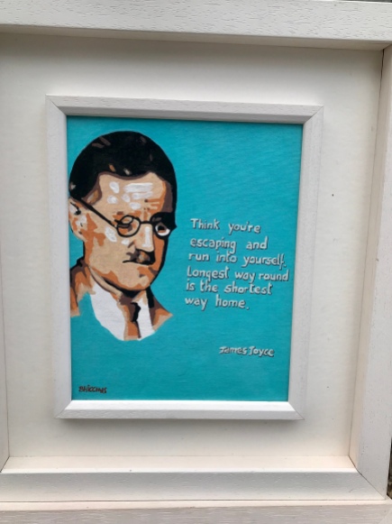 James Joyce with Quote